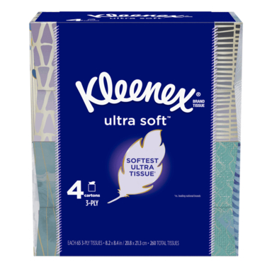 Kleenex Ultra Soft 4pk