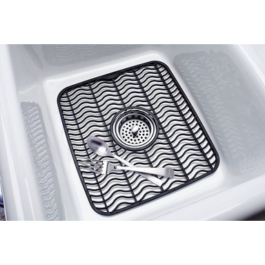 Sink Protectr Blk 12.5"