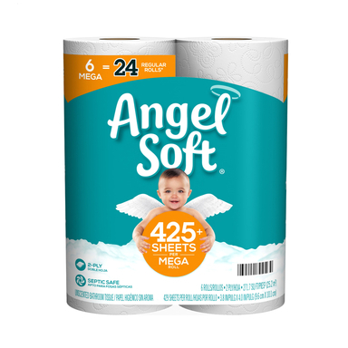 ANGL SFT TOILET PAPER 6R