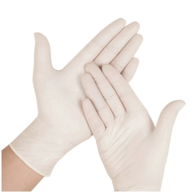 DSP GLOVE LTX MD WHT PF