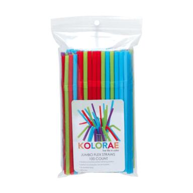 Kolorae Flex Drink Straws 100ct