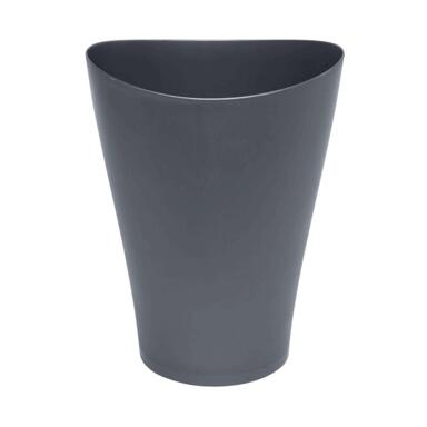 9 QT Gray Vanity Wastebasket