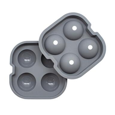 ICE TRAY SILICNE GRY 1PK