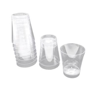 DSP SHOT GLS CLR 10PK