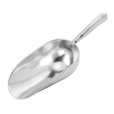 ICE SCOOP METAL SILVER