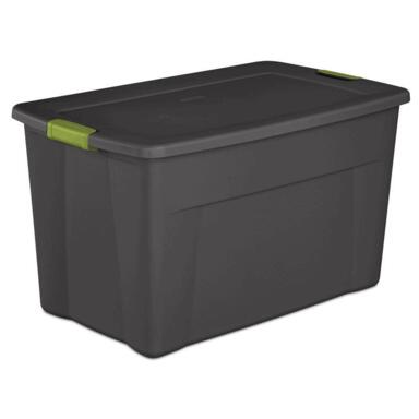 STORAGE TOTE GRAY 35GAL