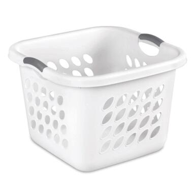 LAUNDRY BASKET WHT