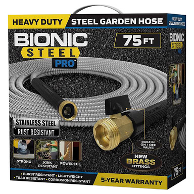 Bionic Steel Ss Hose 5/8"x75