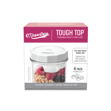 MASON JAR LID WM 4PK