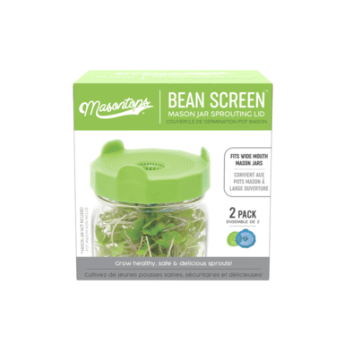 Bean Screen Lid Wide-mth 2pk