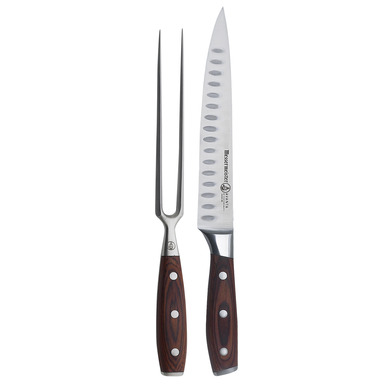 CARVING SET STL/WOOD 2PC