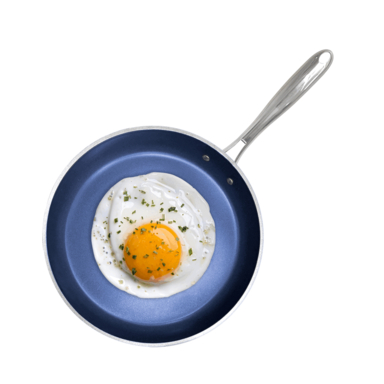 Fry Pan Alum 12" Blue