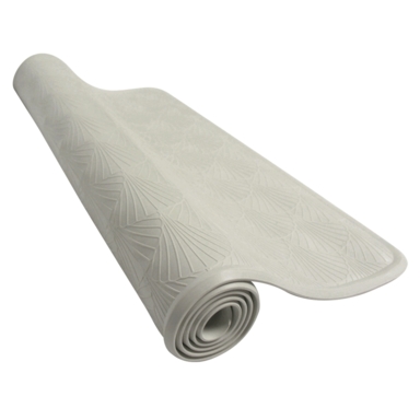 28"x16" White Rubber Bath Mat