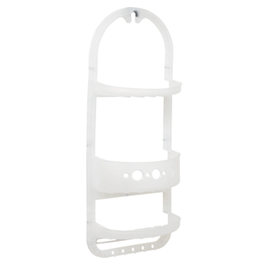 Frosted White Shower Caddy
