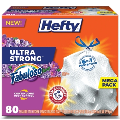 Hefty 80CT 13GAL Trash Bags