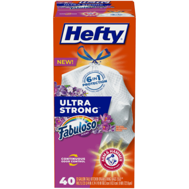 Hefty 40CT 13GAL Kitchen Bags