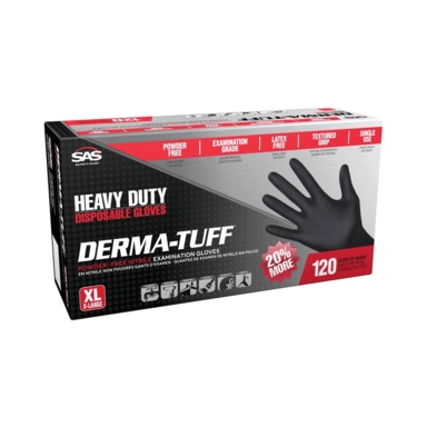 Glove Nit Xl Dsposble Blk Pf