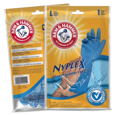 Clean Glove Vinyl Lrg Blue