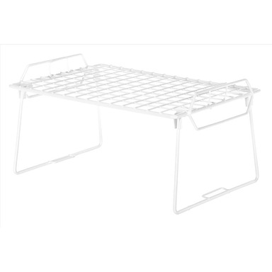 STACKABLE SHELF WHT 8"H