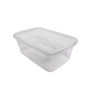 STORAGE TOTE CLEAR 6QT