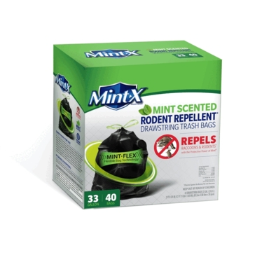 MINT SCENT TRASH BAGS 33GAL