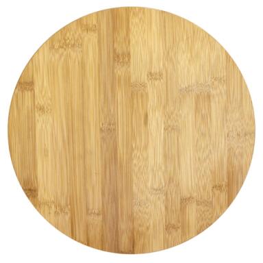 LAZY SUSAN BAMBO BRN 14"