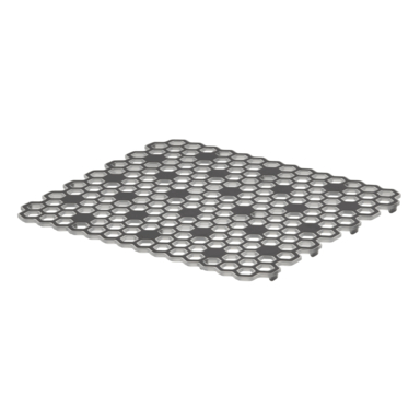 SINK MAT HEXA 10.5"L