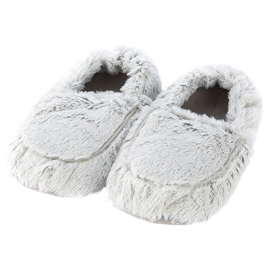 Warmies Slippers-Gray Marshmallo