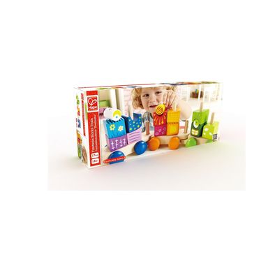 Block Wood Train 17pc