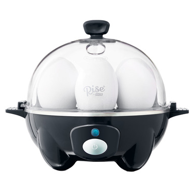 EGG COOKER PLST BLK 360W