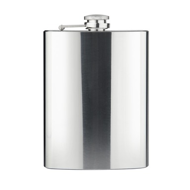 Flask S/s Silver 8oz 1pk