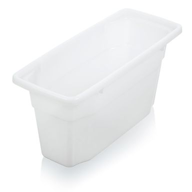 ICE BUCKET PLSTC WHT 1PK