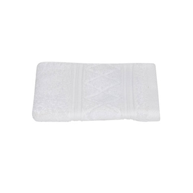 Washcloth Wht 12x12"