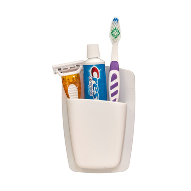 Toothbrush Hldr Slcn Wht