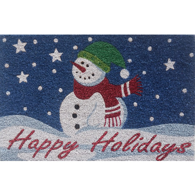 Ns Door Mat Happy Holidays