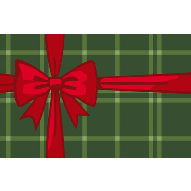 Ns Door Mat Wrap Red-bow 28x18"