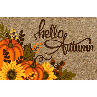 Ns Door Mat Hello Autumn