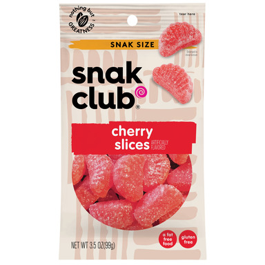 GUMMI CANDY CHERRY 3.5OZ