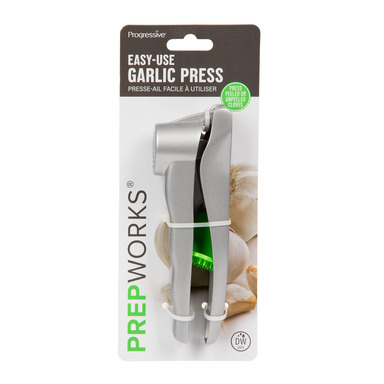 Progressive Prepworks 2 in. W X 6-1/8 in. L Silver Aluminum Garlic Press