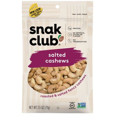 CASHEWS SALTED 2.5OZ