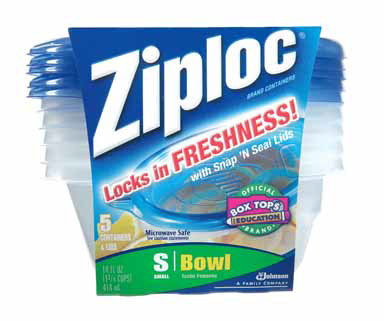 FOOD CONTAINER ZIPLOC 14OZ 5PK