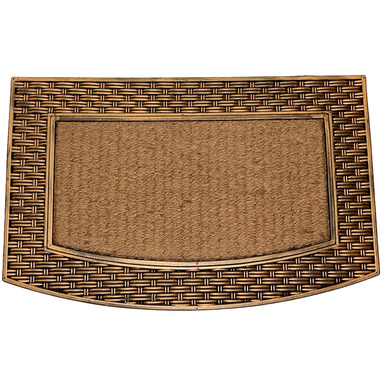 DOOR MAT BEG/BRN 22X34"