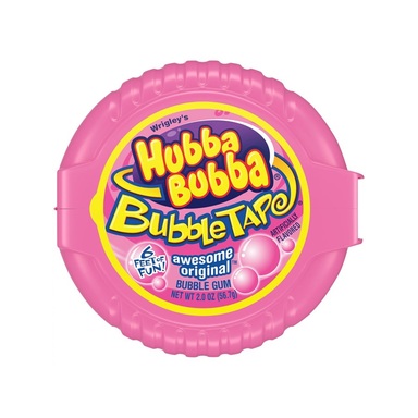 BUBBLE TAPE GUM ORG 2OZ