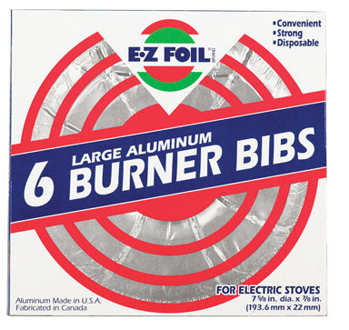 BIB FOIL ELCBURNR LRG6PK