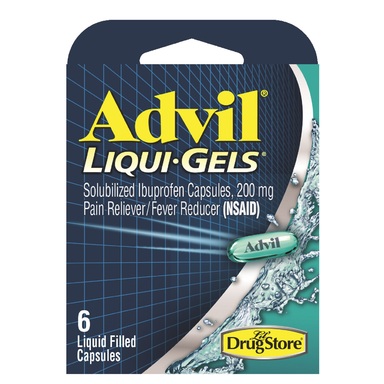 ADVIL LIQUID GELS 6CT