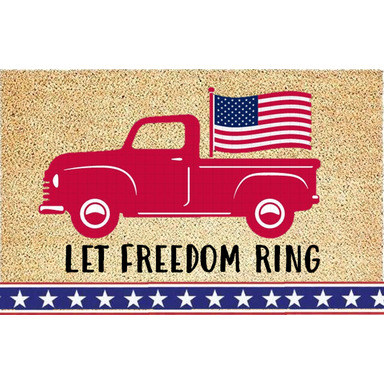 FREEDOM DOOR MAT 28X18