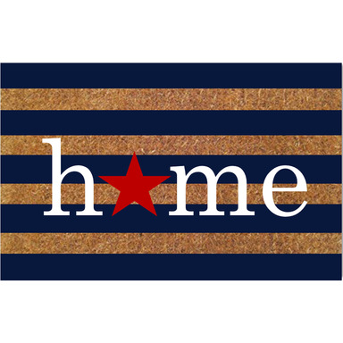 HOME STRIPES DOOR MAT 28X18