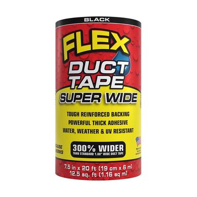 DUCT TAPE BLACK 7.5"X20