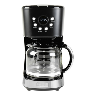 12 Cup Black Coffee Maker