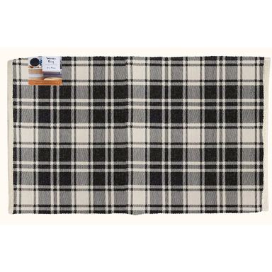 Acnt Rug Check Blk/wht